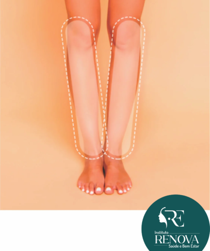 Meia-perna Feminina Pacote