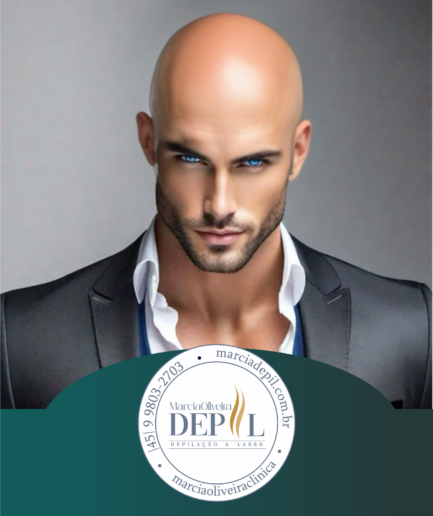 Depilação a Laser Cabeça Masculino - Pacote Completo